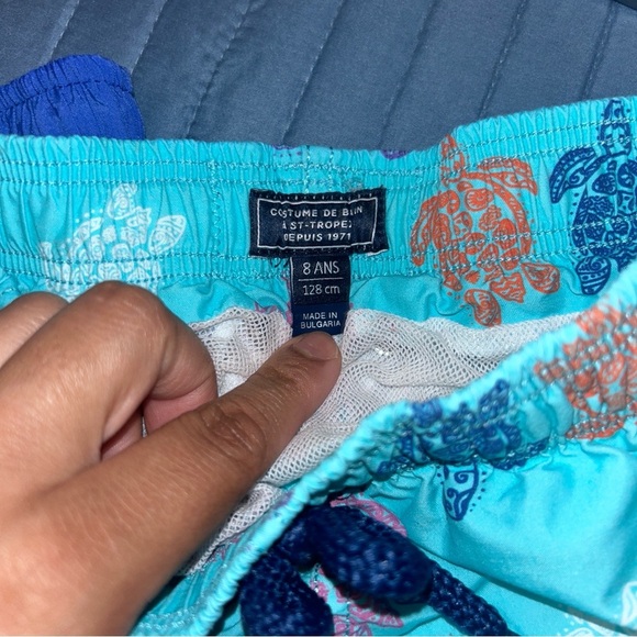 Kids Turtle Print Swim Shorts - Picture 4 of 5